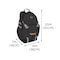 Ergodyne Backpack, PPE Jobsite Backpack, Black, Black 5188 - alternate 4